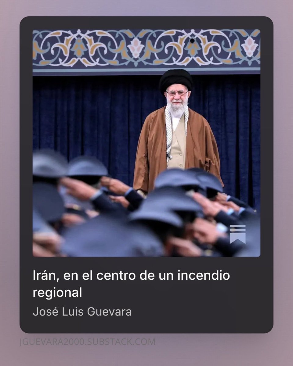 joseguevaram's tweet photo. Comparto mi columna "Irán, en el centro de un incendio regional".
Si te resulta útil por favor comparte.
https://t.co/Q3NaEBRelY https://t.co/QZbiJXlm11