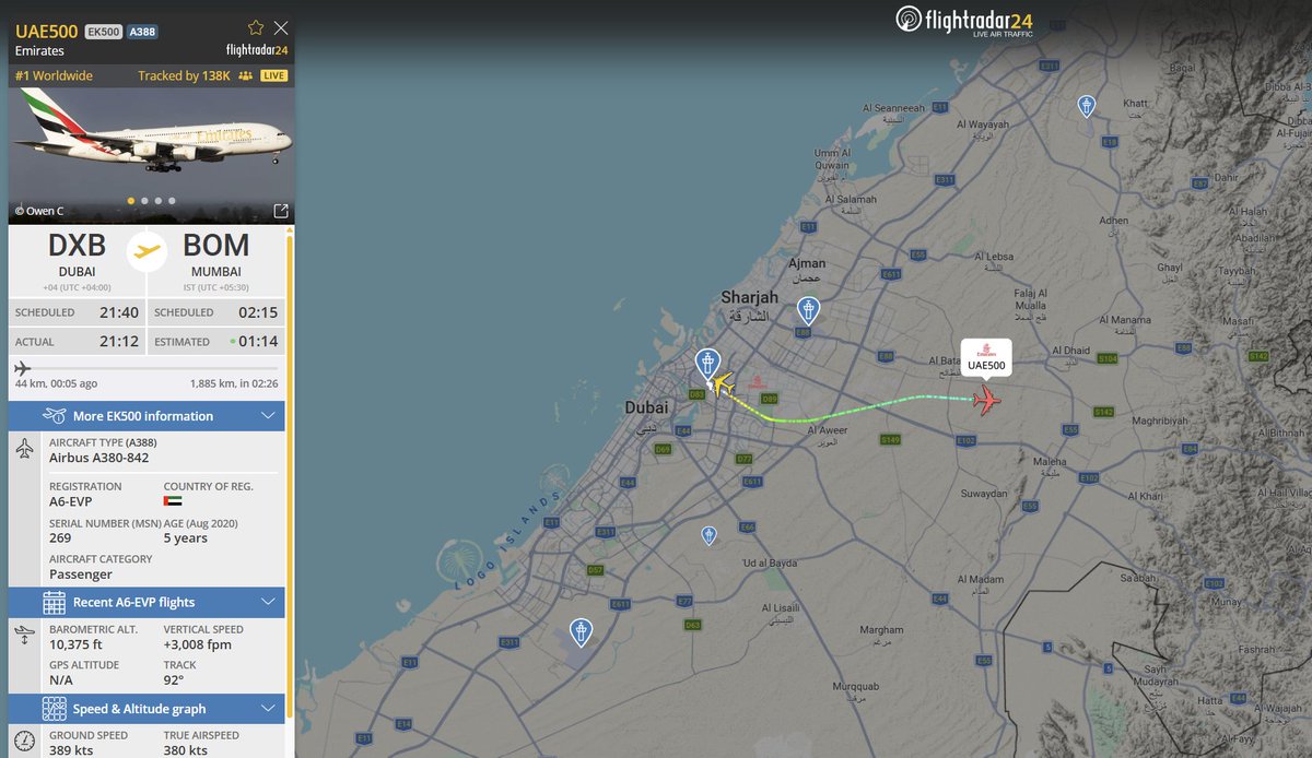Flightradar24 tweet media