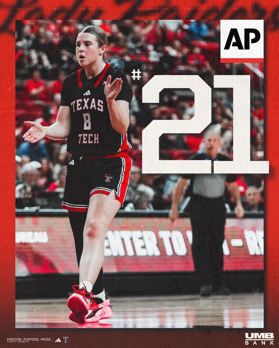 In the AP Poll this week. 

#WreckEm