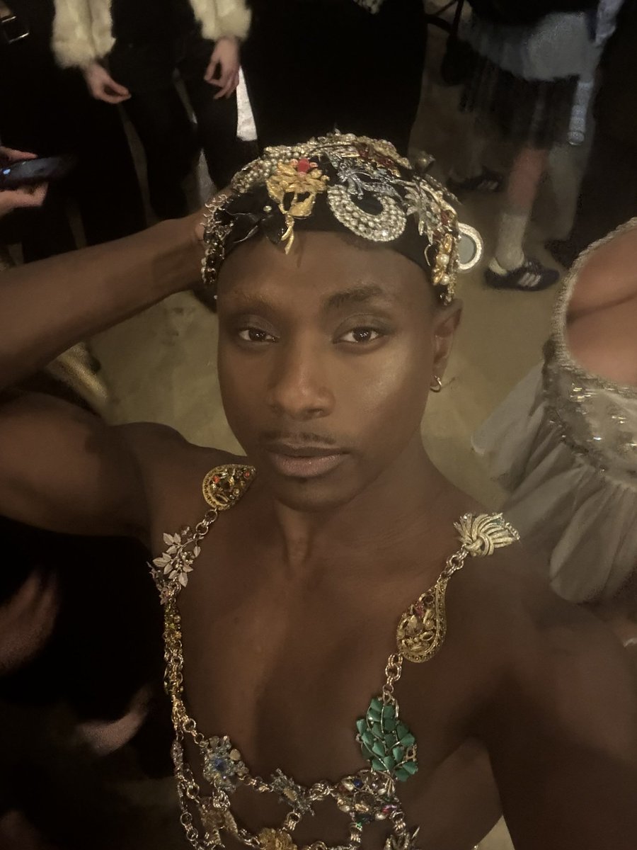 tabooade's tweet photo. Grete Henriette “HYSTERIA IN TARTARUS” AW26 | @londonfashionweek https://t.co/3X1c2yJ7lE