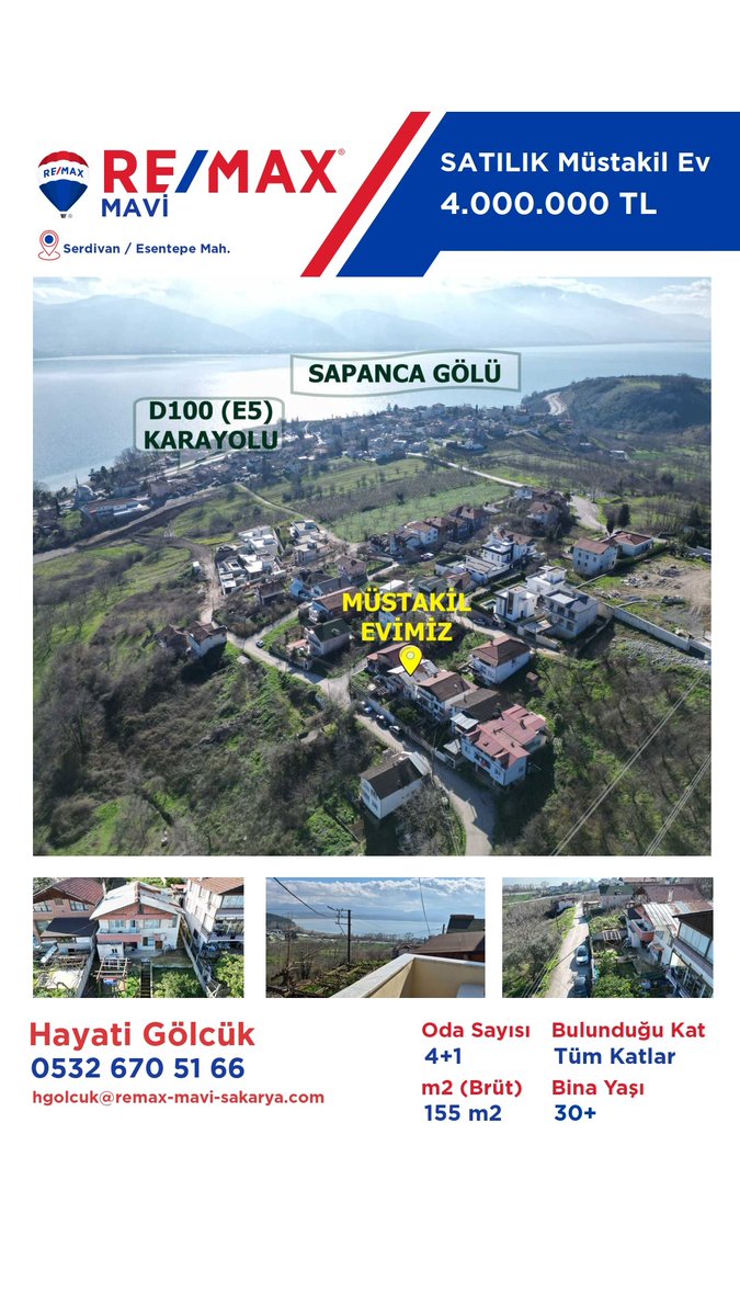 HytGlck's tweet photo. Serdivan Esentepe Mahallesinde 
Sapanca Gölü Manzaralı 
Müstakil Bahçeli Ev

https://t.co/bRBIWWbMHh

#Sakarya #serdivan #Bahçeliev #müstakilev #gayrimenkul @RemaxSenoll https://t.co/mBWLqCumEK