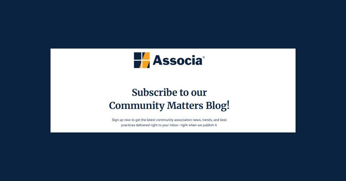 TDGCommunity's tweet photo. Want to stay in the know? 

Join the thousands who get fresh insights, helpful resources, and the latest community management updates from Associa delivered straight to their inbox.

Subscribe here:
https://t.co/0z57txUw9b https://t.co/eoSAudcloW