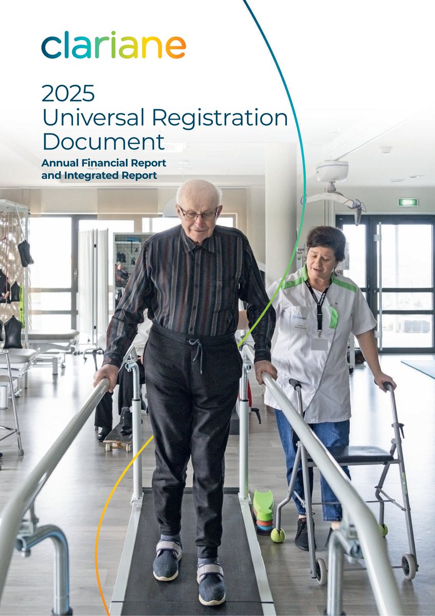 Clariane's tweet photo. 🆕 Clariane publishes its 2025 Universal Registration Document
Including the Annual #FinancialReport and #IntegratedReport, it presents a comprehensive view of the Group’s financial and non-financial performance, governance and commitments. #ESG
👉 https://t.co/7pWO5PqVqo https://t.co/6dGH6HiyHC