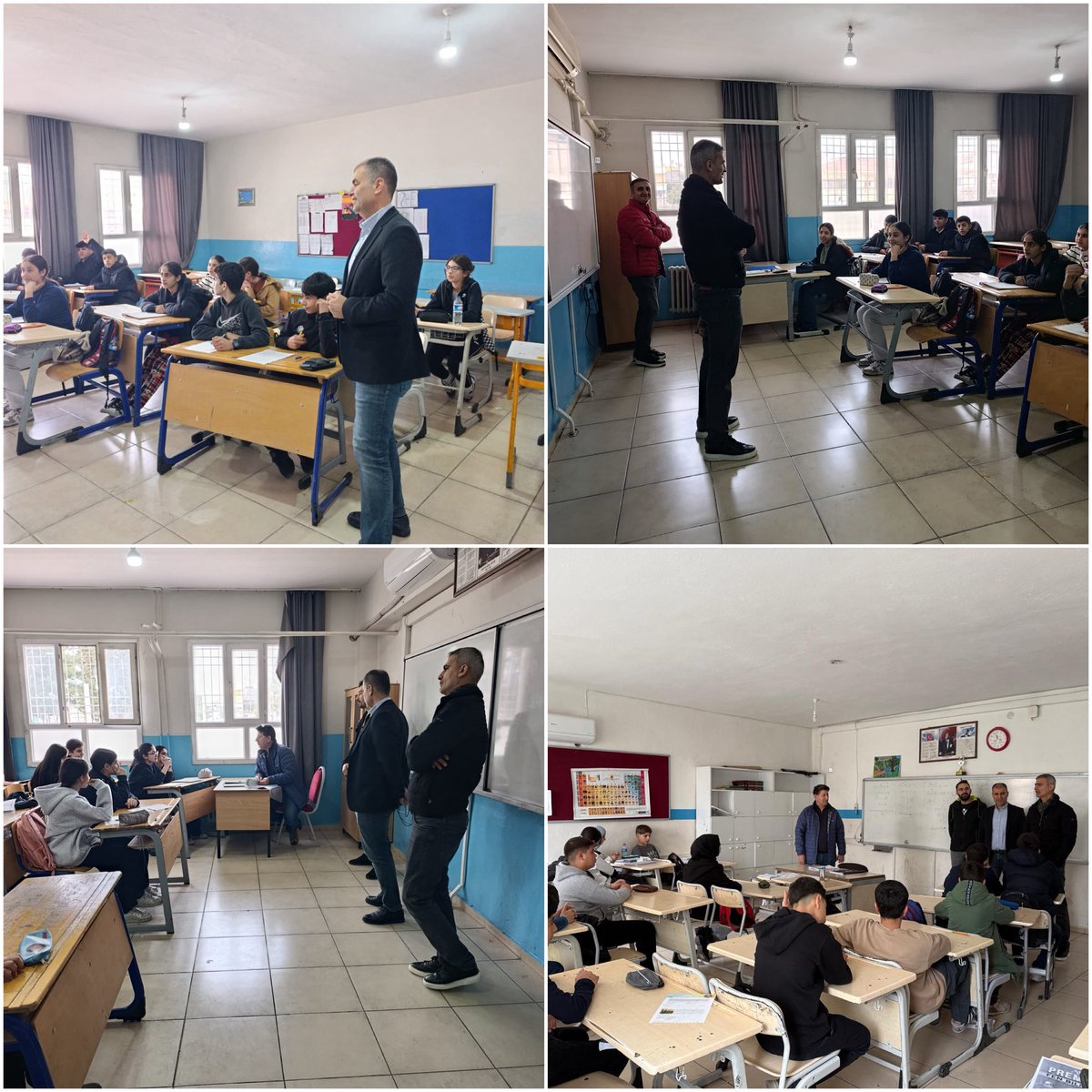 📍 Atatürk İmam Hatip Ortaokulu 
📍 Atatürk Ortaokulu 
📍 Gazipaşa Ortaokulu 

İlçe Milli Eğitim Şube Müdürlerimiz, Destekleme ve Yetiştirme Kursları (DYK) eğitimi veren okullarımızı ziyaret ettiler.

Ziyaret kapsamında öğrenci ve öğretmenlerle de bir araya gelen Müdürlerimiz,