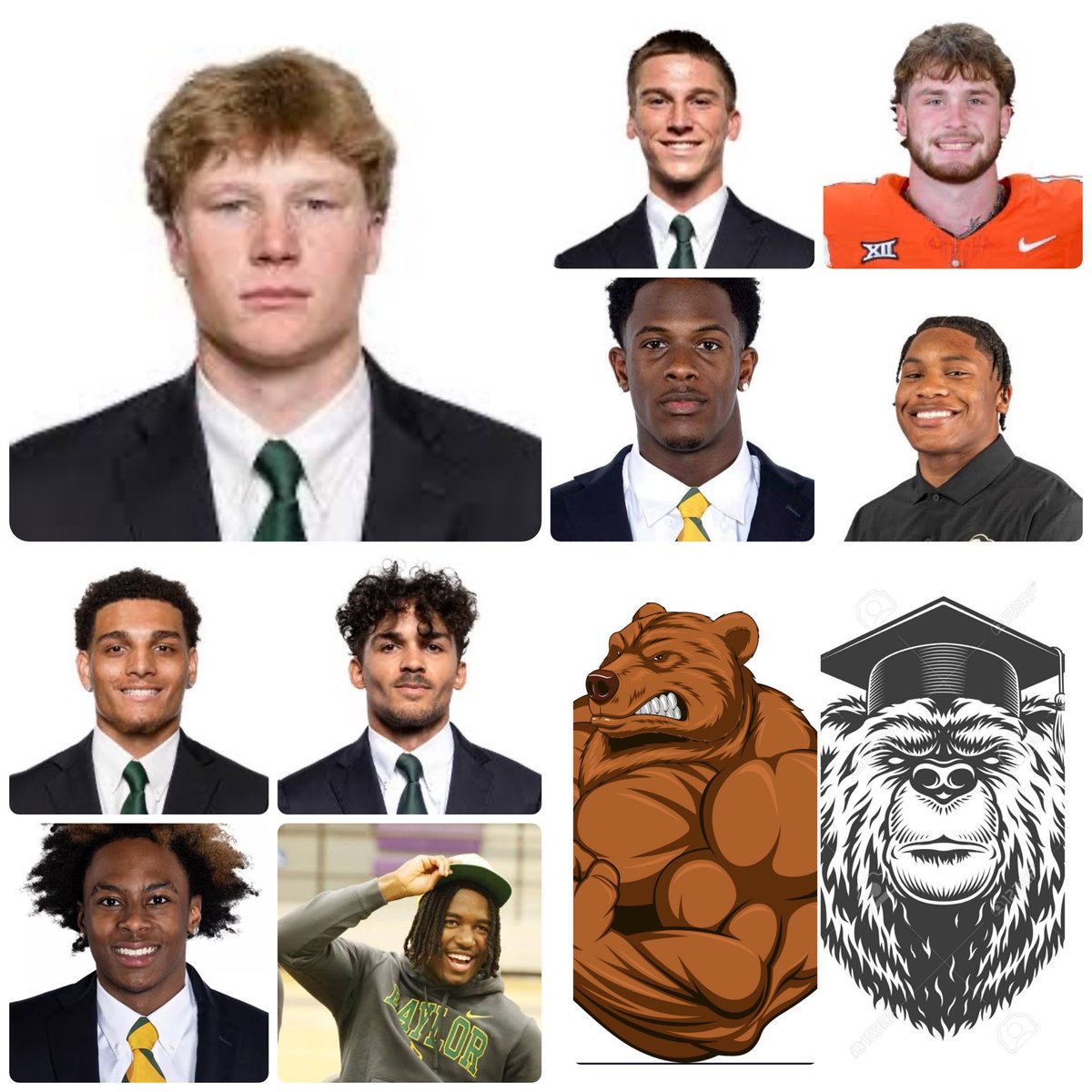 CoachDBaker81's tweet photo. Academic GOONS of the WEEK! I’m proud of each of you for keeping up the GOON standard academically. To God be all the glory. #StudentAthlete #GOONS #SicEm #BU @JacksonBaird7 @BrodyDay06 @TheGavinFreeman @theashtonjones @DrelonMiller @PorterJadon @ShackelfordRyne @Taz_1x @London_Smith1