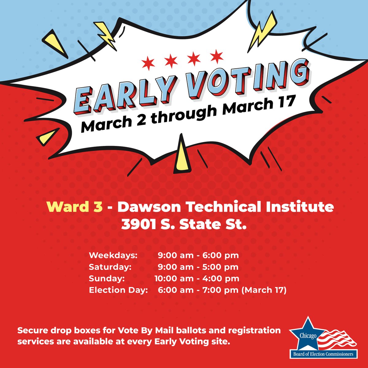 Chicago Board of Elections tweet media