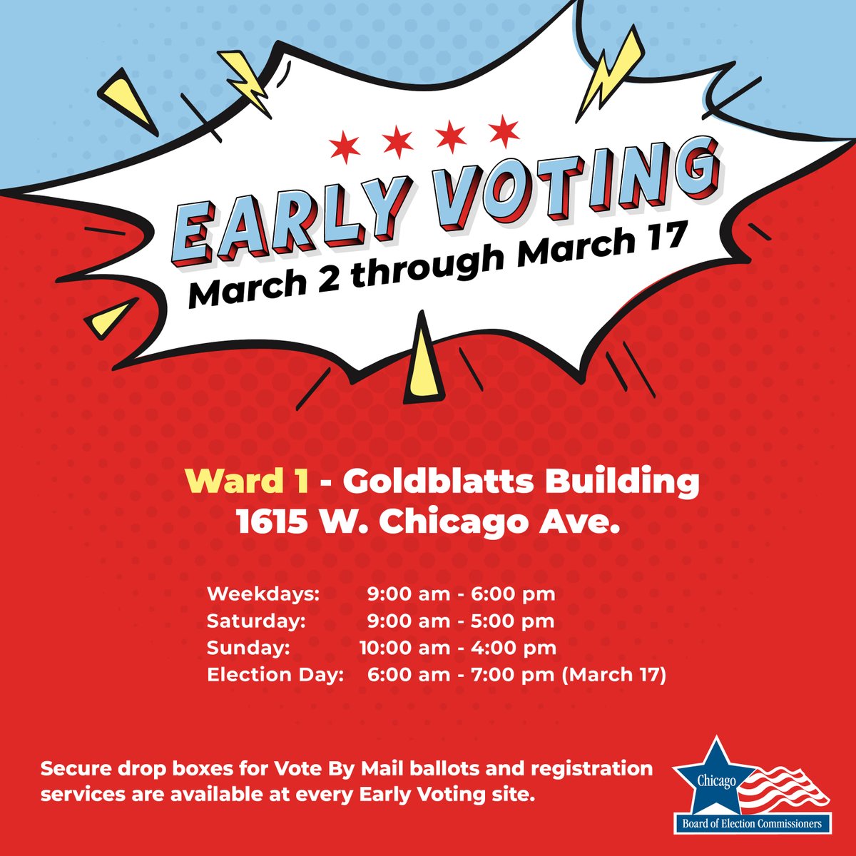 Chicago Board of Elections tweet media