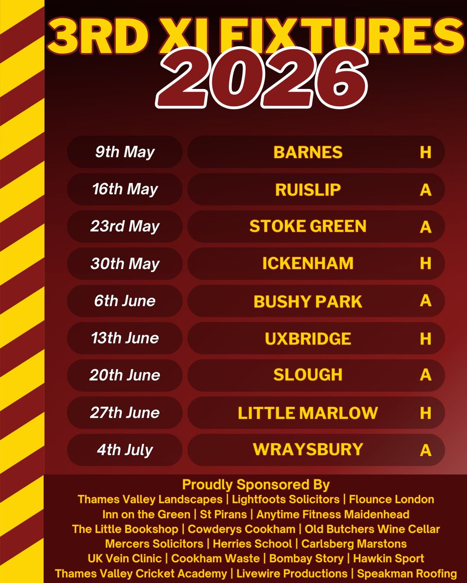 Cookham Dean CC tweet media