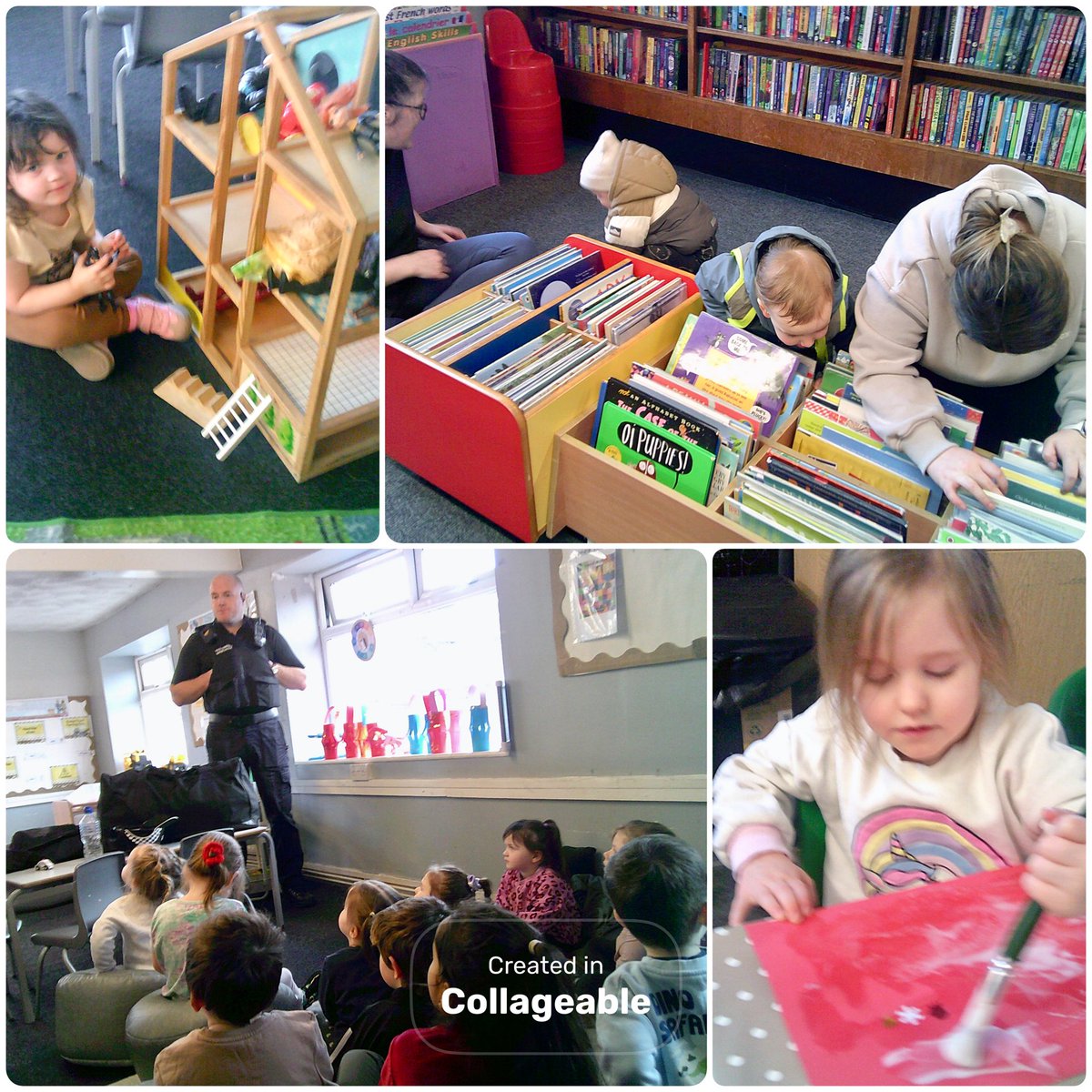 padiwacks's tweet photo. Here’s our recent photos.  We’d like to thank Lancashire Police for their helpful kind interactive advice to the children.  We’ve been out and about and everybody has had a great time at Padiwacks Burnley Bees #Padiham #Burnley #nursery #toddlers #preschool https://t.co/txRnyDes35