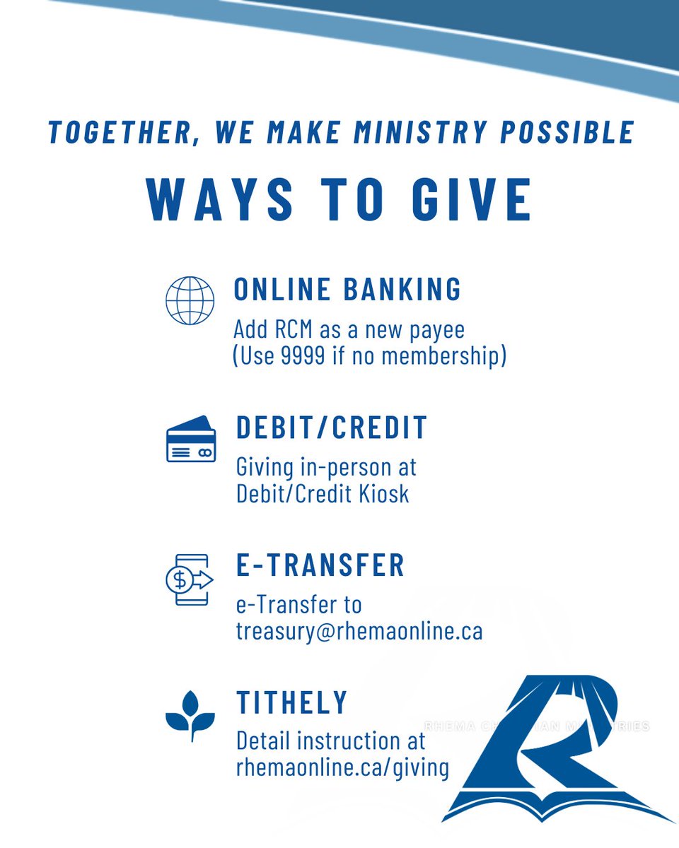 🌾 TOGETHER, WE ARE ADVANCING THE KINGDOM

Your seed empowers outreach, discipleship, and life-changing ministry near and far.

❤️ Thank you for standing with us in faith.

🙏🏾 Give today: rhemaonline.ca/giving

#GlobalGospelImpact