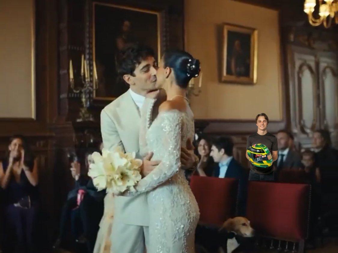 OSCAR PIASTRI ATTENDED TO CHARLES’ WEDDING/CIVIL