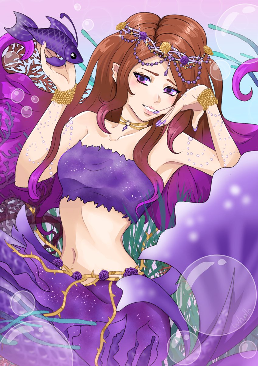 whuollo's tweet photo. #Tauri10kAC  @TauriWho 
Here is my entry! hope you don't mind me taking creative liberty with her design, I just did what I thought looked best and what I knew how to draw. Also added my favorite fish, Torment (he matched). https://t.co/IGCATis59q