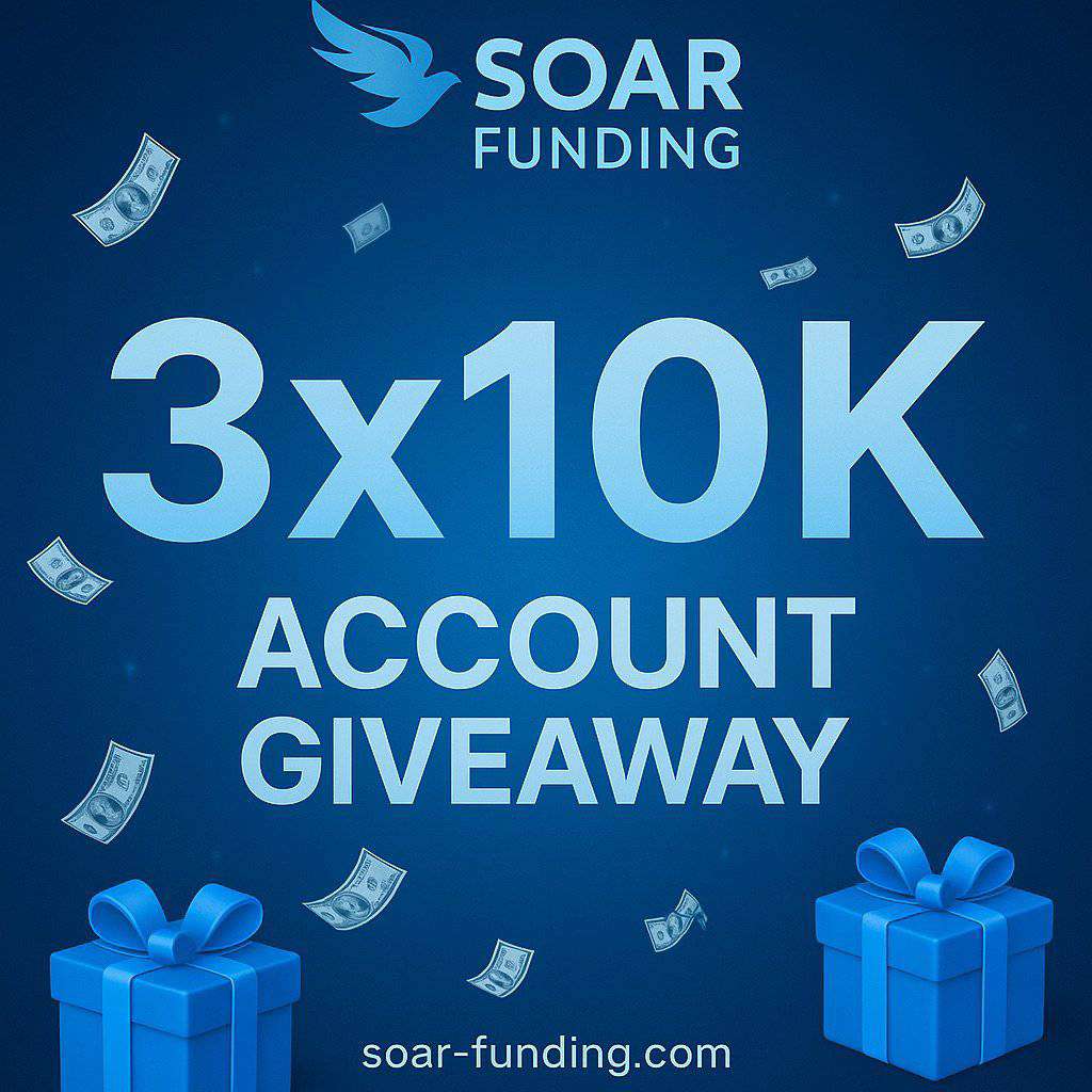 🚨 GIVEAWAY ALERT 🚨
 3 × $10,000 Accounts with <a href="/FundingSoar/">Soar-Funding</a>

How to Enter 
1️⃣ Follow 
<a href="/FundingSoar/">Soar-Funding</a>
<a href="/Sayidabdulle_/">Sayid.</a>
<a href="/Geedow_/">Geedow</a>
2️⃣ Like &amp; repost
3️⃣ Tag 2 traders

Announcing 3 days