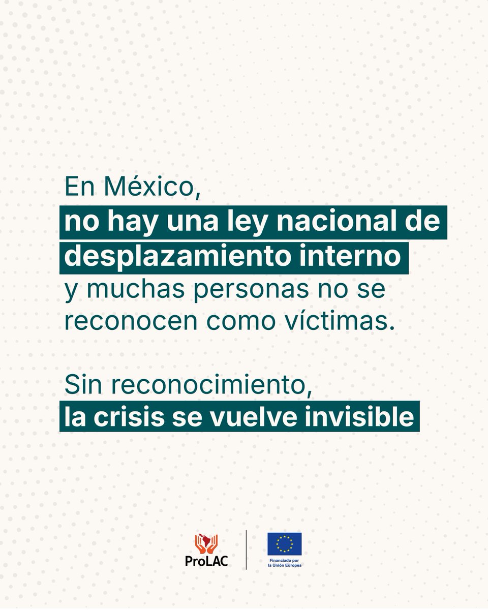 NRC_LAC's tweet photo. En #México, el desplazamiento por violencia criminal sigue sin respuesta nacional y la atención queda fragmentada entre estados.
El secuestro, ligado a la extorsión, afecta sobre todo a personas emprendedoras.
⚠️ Urge una ley que proteja. #ProLAC
🔗 https://t.co/UjpFfwvAef https://t.co/WWPbrm0TAp