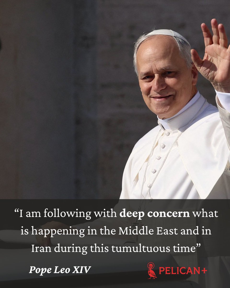 🚨Pope Leo responds to the war with Iran

Read the full article from <a href="/MLJHaynes/">Michael Haynes 🇻🇦</a> below:

app.pelicanplus.com/tabs/home/web-…