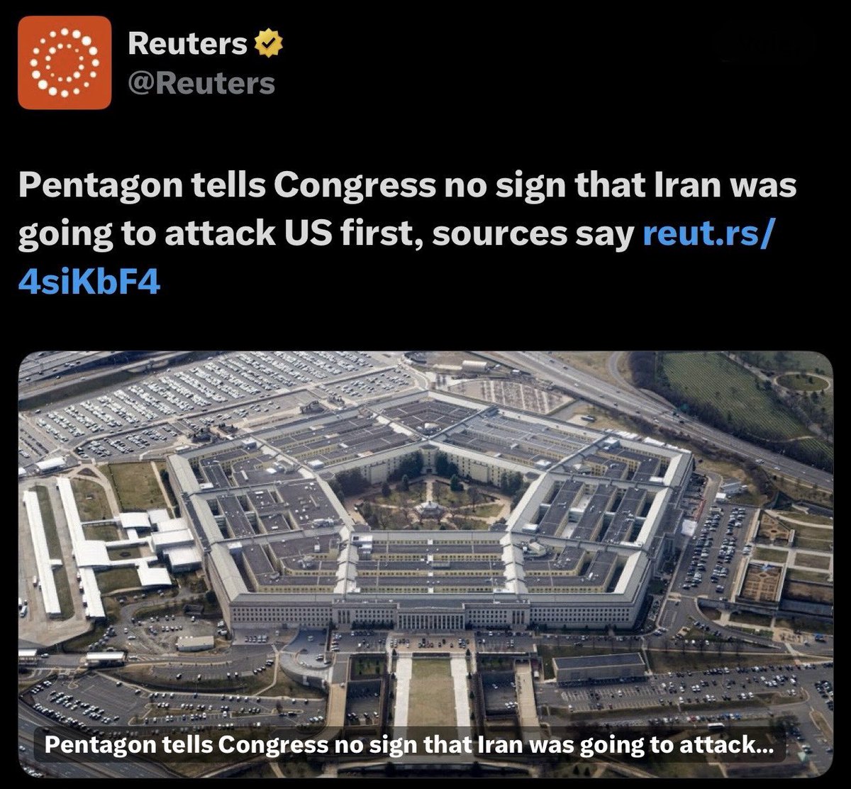 NotTheRealAlGo1's tweet photo. @ScottJenningsKY @CNNSOTU @politico Didn't you say that you had credible sources that Iran was planning a pre-emptive attack on US forces? As always, you are full of shit. https://t.co/LNHF0LMx1W