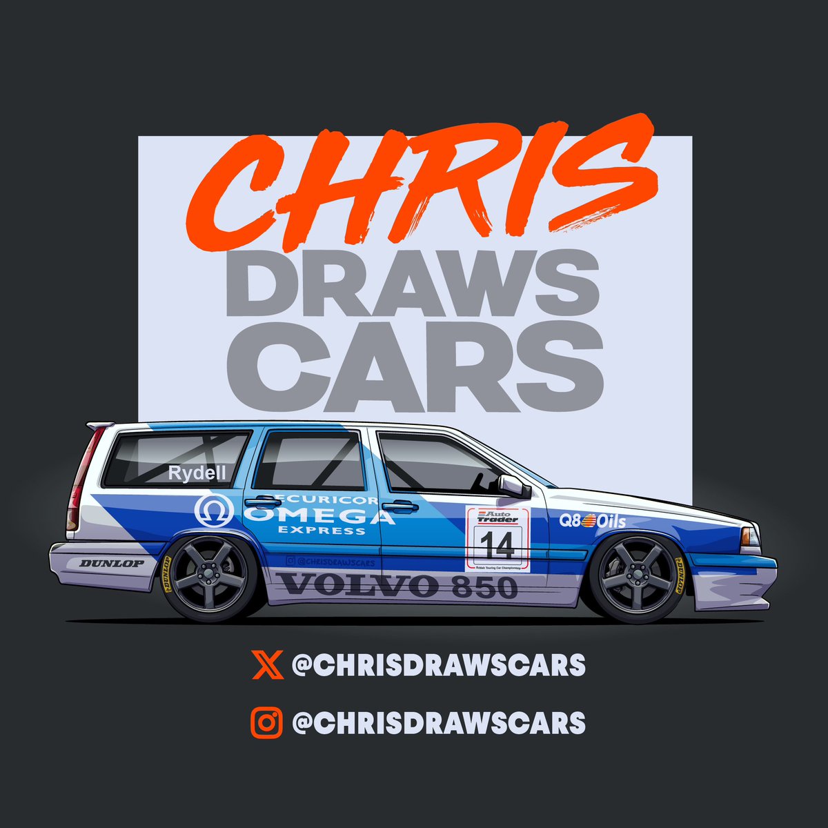 I modified my 850 estate drawing and added the iconic BTCC livery. What do you think?

✏️Which car would you like me to draw next?

#carart #volvo850 #volvo850estate <a href="/volvocars/">Volvo Cars</a> <a href="/VolvoCarUSA/">Volvo Car USA</a> <a href="/BTCC/">BTCC</a>