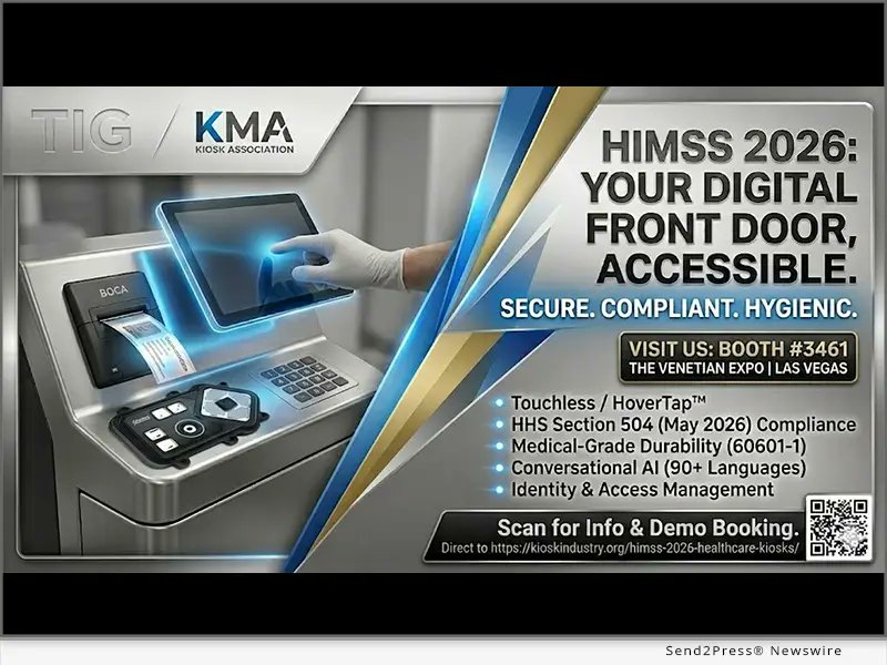SEND2PRESS's tweet image. HIMSS 2026: Future-Proofing the Hospital Digital Front Door - Visit Booth #3461 i.send2press.com/6VP3D @send2press #TheIndustryGroup #kiosks #conversationalAI @KioskMktplc #HIMSS26