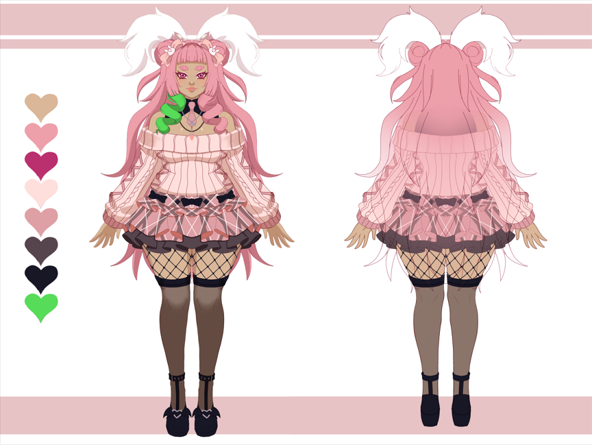 Vgen outfit Design commission from while I was sick. 

Ty for working with me queenjamslace!