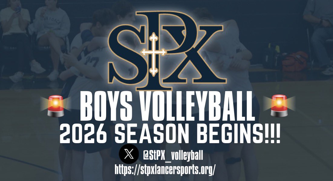 StPX_volleyball's tweet photo. Today is the day! Tryouts begin today in the Ralph Boyer Gymnasium at 3pm!!
#family #stpx #golancers https://t.co/4sBcmmExhx