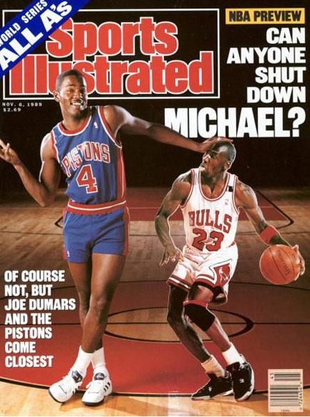 Reporter: Who was the best defensive player you ever played against?

Michael Jordan: “Joe Dumars, he was the toughest guy for me to drive by.”
