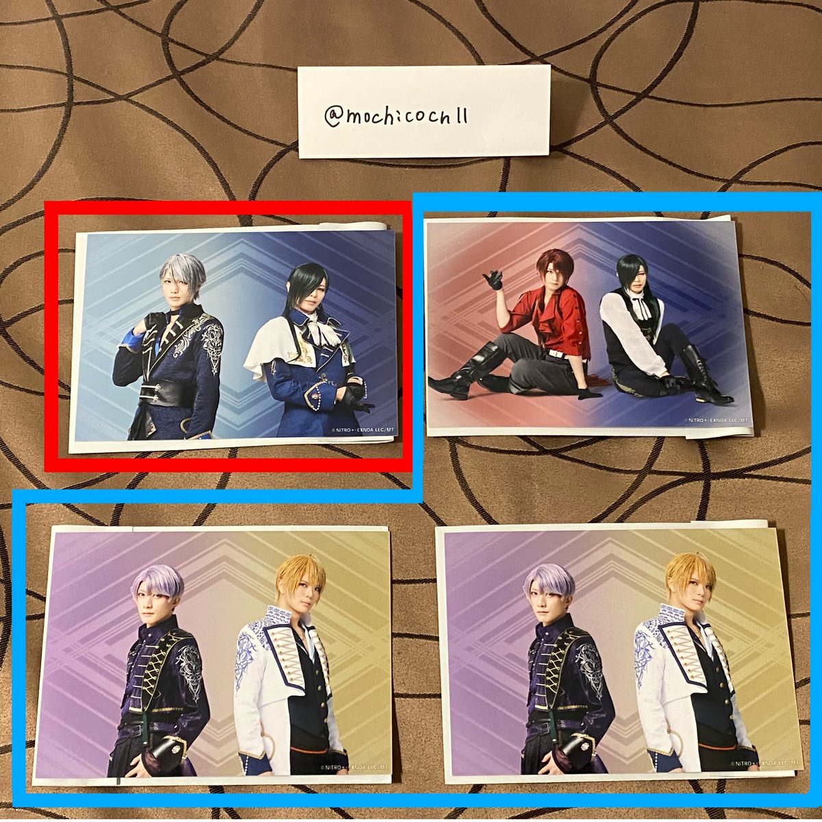 交換】 刀ミュ静かなる夜半の寝ざめランダムブロマイドクリアカード