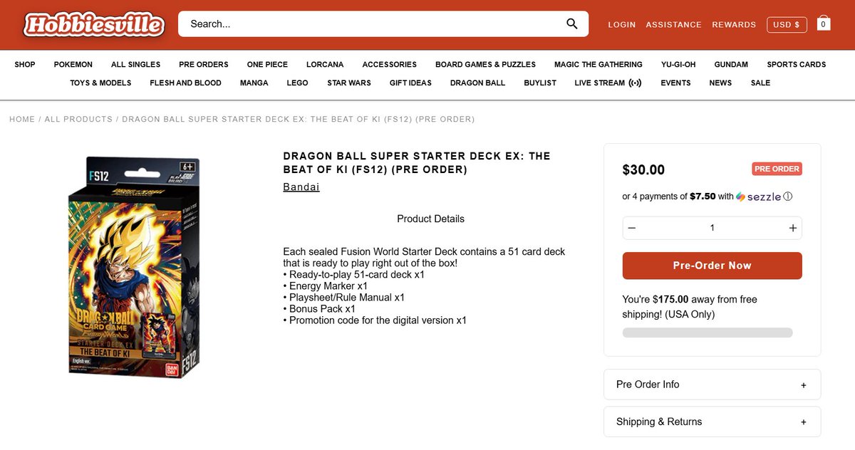 👉FUSION WORLD FANS👈

Pre-orders for FS11 and FS12 Starter Deck EX from <a href="/hobbiesville/">Hobbiesville</a> ! ($30 each.  20 boxes available each)

- FS11: hobbiesville.com/products/drago…

- FS12: hobbiesville.com/products/drago…