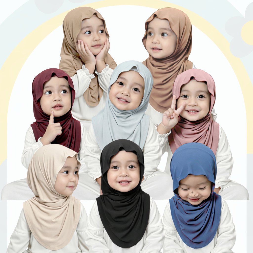 LapakShopeee's tweet photo. Hijab anak yang dipakai langsung rapi tanpa drama 
🛒https://t.co/83xFQnLTX7 https://t.co/Xfc3mOPdQ0
