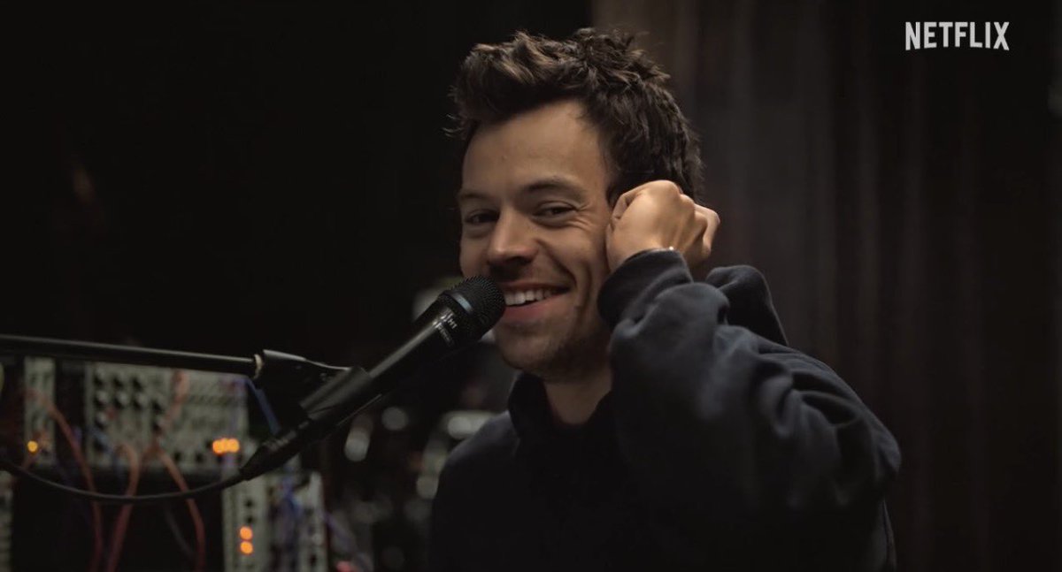 hs1. fine line. harry’s house. kattdo. my favorite genre is harry in a studio