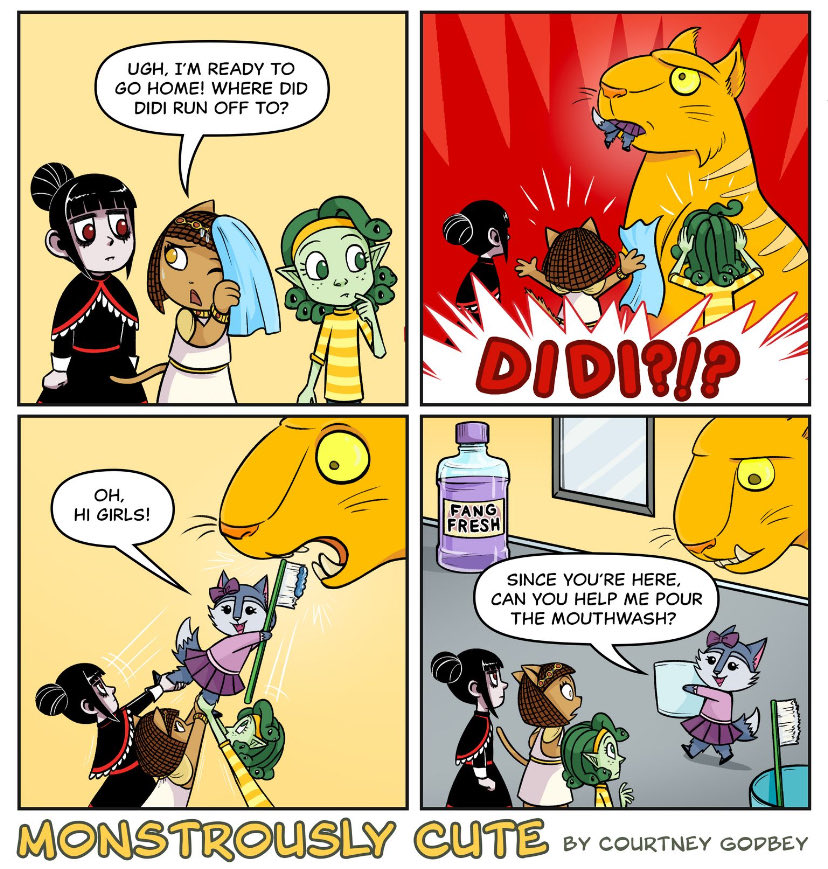 Monstrously Cute tweet media