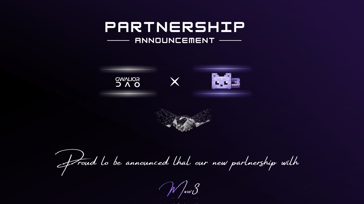 Community is the real protocol. 💙

Welcoming <a href="/Mew3India/">Mew3 India</a> as a Community Partner of <a href="/gwaliordao_/">GWALIOR DAO</a> 🌐✨

Together we build, together we grow the Web3 way.

Let's create something worth remembering🚀