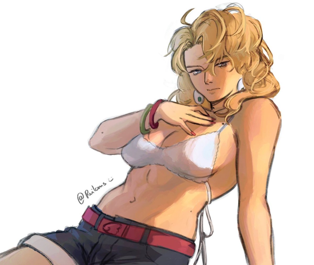 Blonney art repost since I really miss my wife😭😭ouu