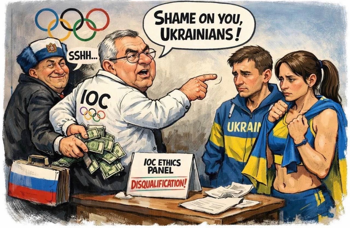 <a href="/sternenko/">Serhii Sternenko</a> How much IOC did it take to buy your soul ??