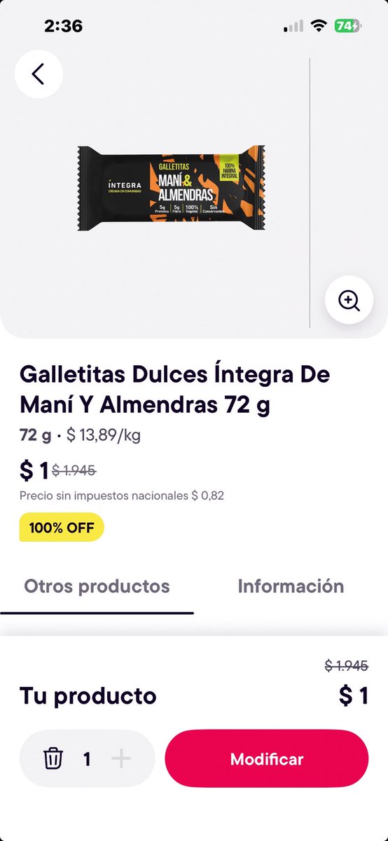 vmenditto's tweet photo. 🛒 PedidosYa 

Muchas cosas ricas y de $1 para sentir que le ganaste al sistema . 

Banco estas casi muestras gratis 🔥 obvio tenes que comprar hasta llegar al monto mínimo pero siempre encontras algo conveniente en el Market  de PedidosYa : hoy tenes las supremas para hacer la receta que subió ayer algún conocido twittero de tarta de puerro con pollo , creo que Paco Almeida , se ve tentadora 😋