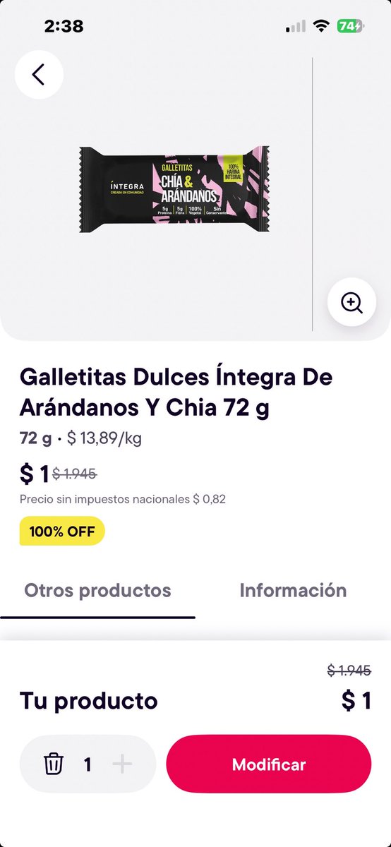 vmenditto's tweet photo. 🛒 PedidosYa 

Muchas cosas ricas y de $1 para sentir que le ganaste al sistema . 

Banco estas casi muestras gratis 🔥 obvio tenes que comprar hasta llegar al monto mínimo pero siempre encontras algo conveniente en el Market  de PedidosYa : hoy tenes las supremas para hacer la receta que subió ayer algún conocido twittero de tarta de puerro con pollo , creo que Paco Almeida , se ve tentadora 😋