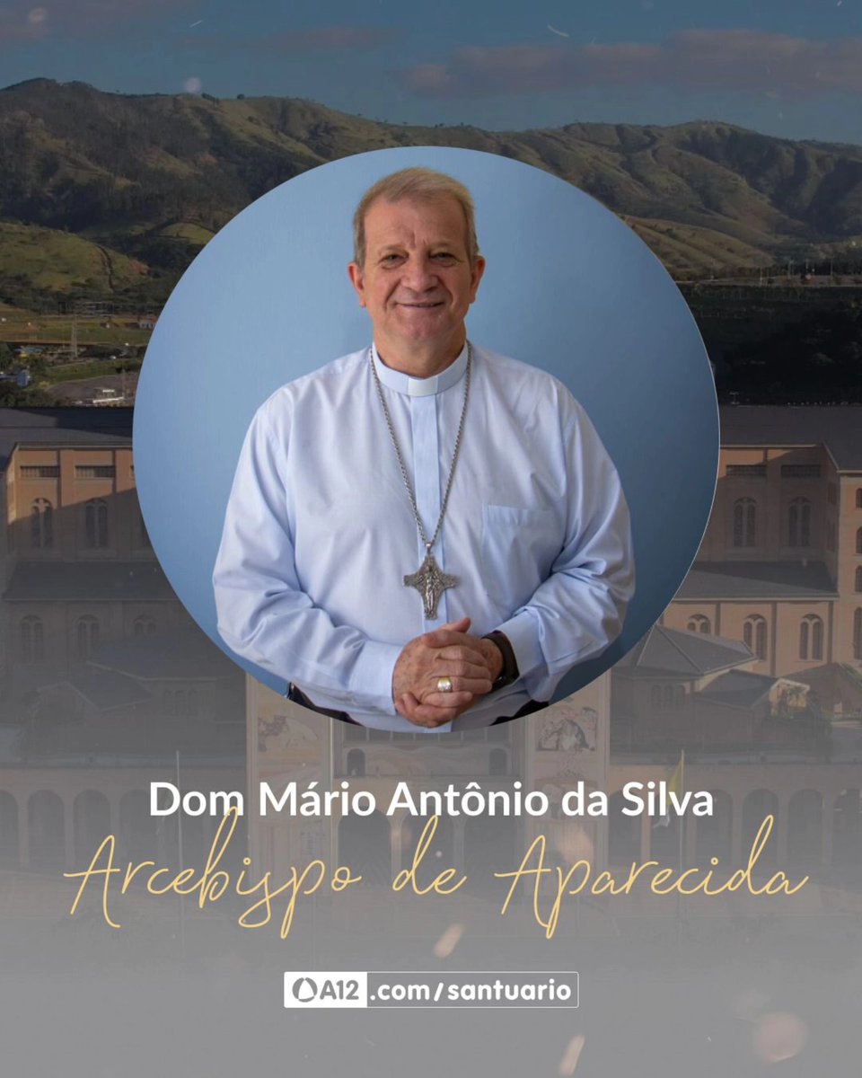 padroeira's tweet photo. Bem-vindo, Dom Mário Antônio da Silva! 💛
Agradecemos pelo seu generoso "sim" a esta nova missão e pedimos à Mãe Aparecida para que o guie em seu ministério episcopal. ✨
O acolhemos com muita alegria e confiança. 🙏🏻
#Padroeira #SantuárioNacional #CasaDaMãe #Aparecida https://t.co/gXRg1kqwo2