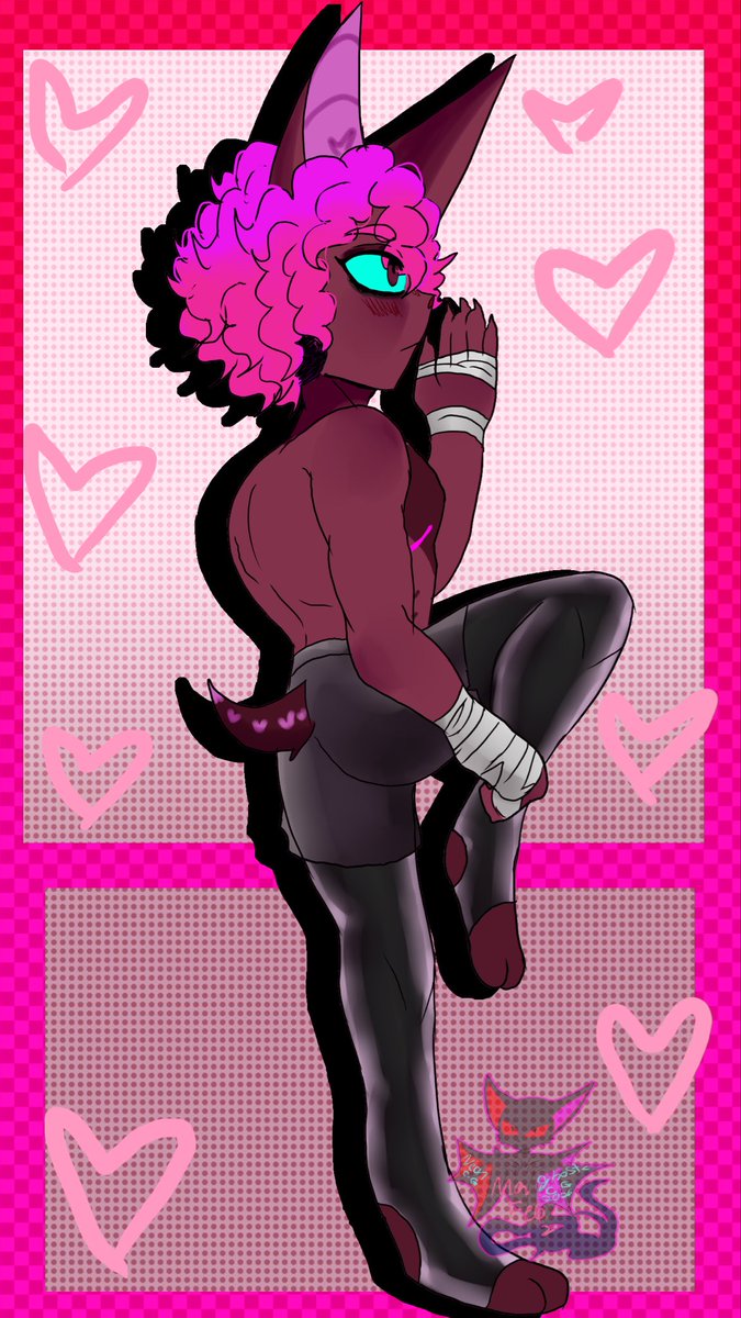 Clarkson just being himself 
:
:
:
:
:#personalart #darkskin #femboy #anthroart #neonart #neonaesthics