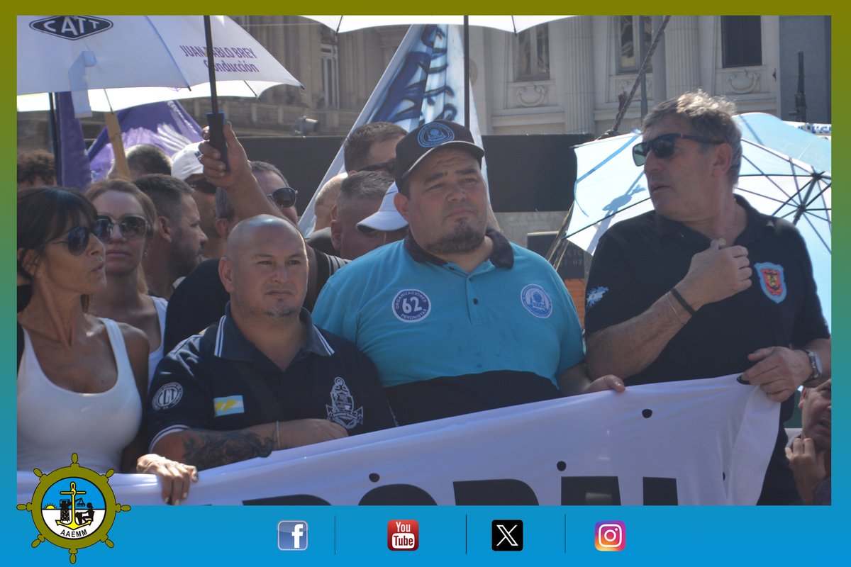 Aaemmercante's tweet photo. #AAEMM acompañamos la convocatoria de la Confederación General del Trabajo frente al Palacio de Tribunales, en el marco de la presentación judicial para que se declare la inconstitucionalidad de la denominada Reforma Laboral.
Entendemos que esta normativa implica un retroceso https://t.co/f6ErK26qEf