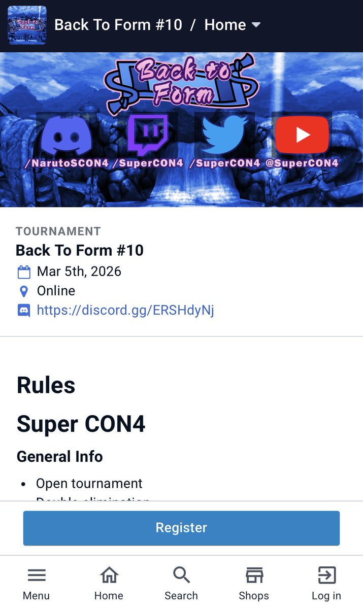 Registration for Back To Form #10 is now live! Happening this Thursday (03/05) at 8 p.m. EST, sign up while you can! 🔥

📎👇