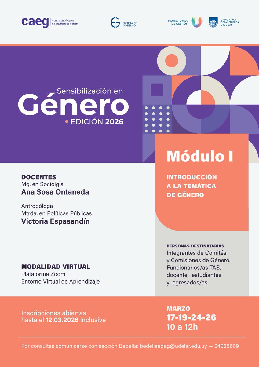 Escuela de Gobierno - Udelar tweet media