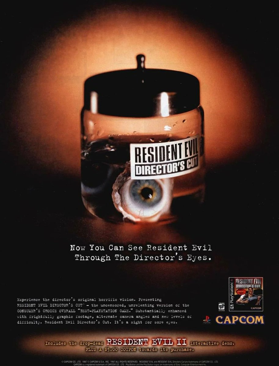 finalformlab's tweet photo. Some Resident Evil ads https://t.co/m1Lq67Ac9c