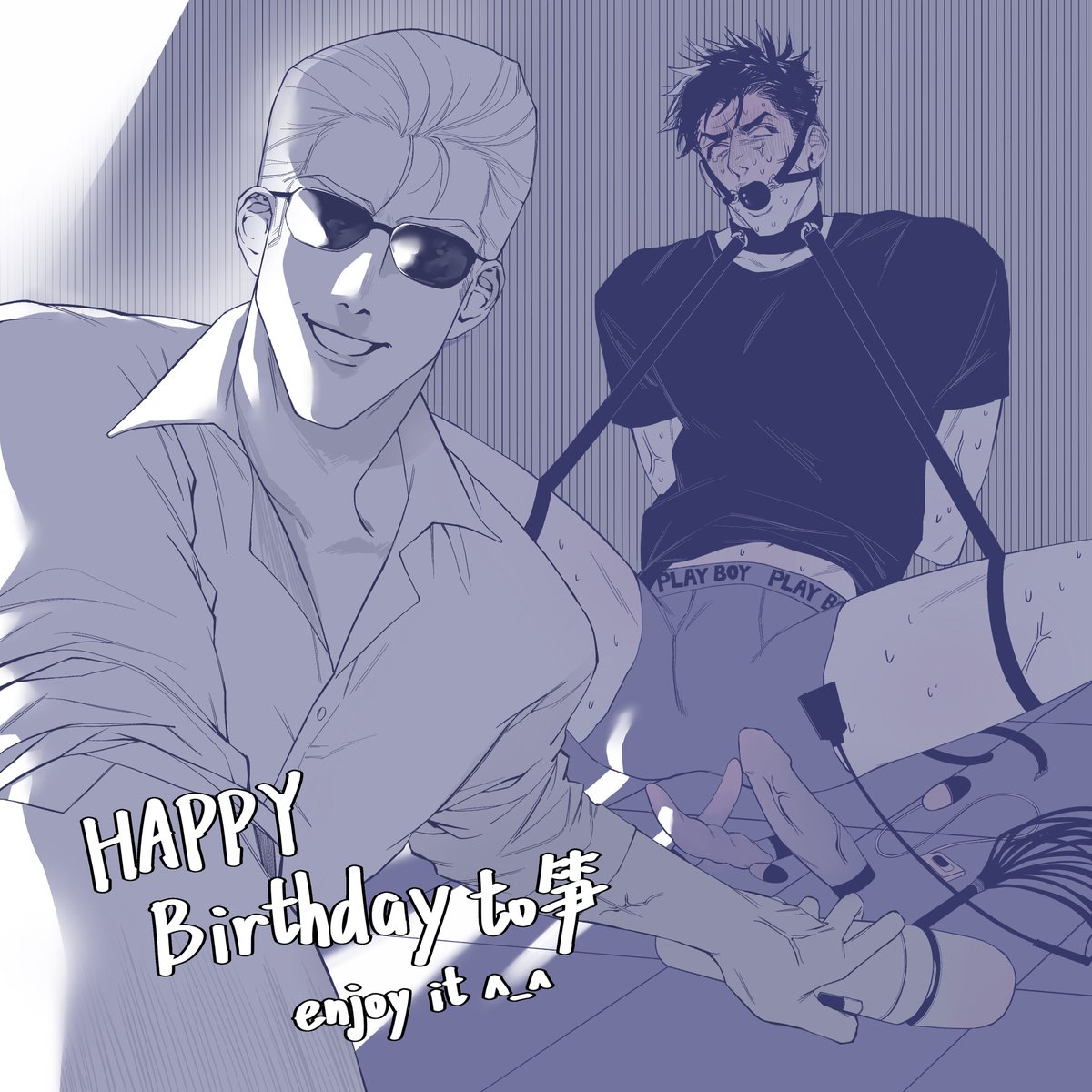 Guess what we’re doing next.#chrisker #AlbertWesker #ChrisRedfield 

Draw for my friend. Unauthorized use is prohibited.