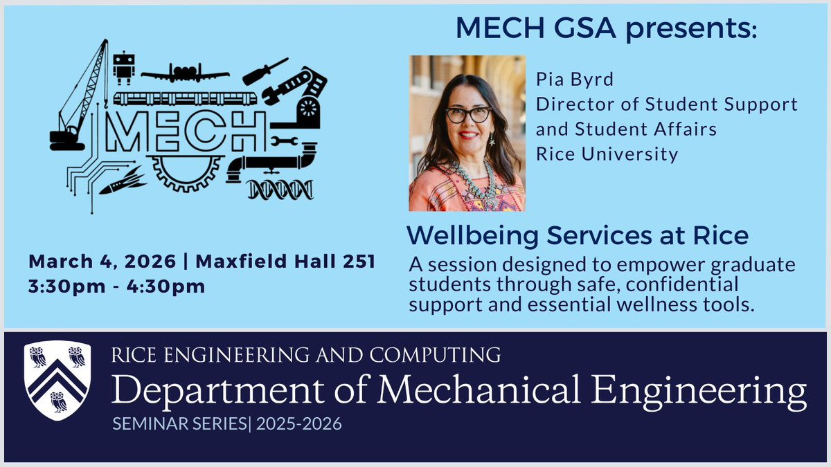 Rice University Mechanical Engineering tweet media