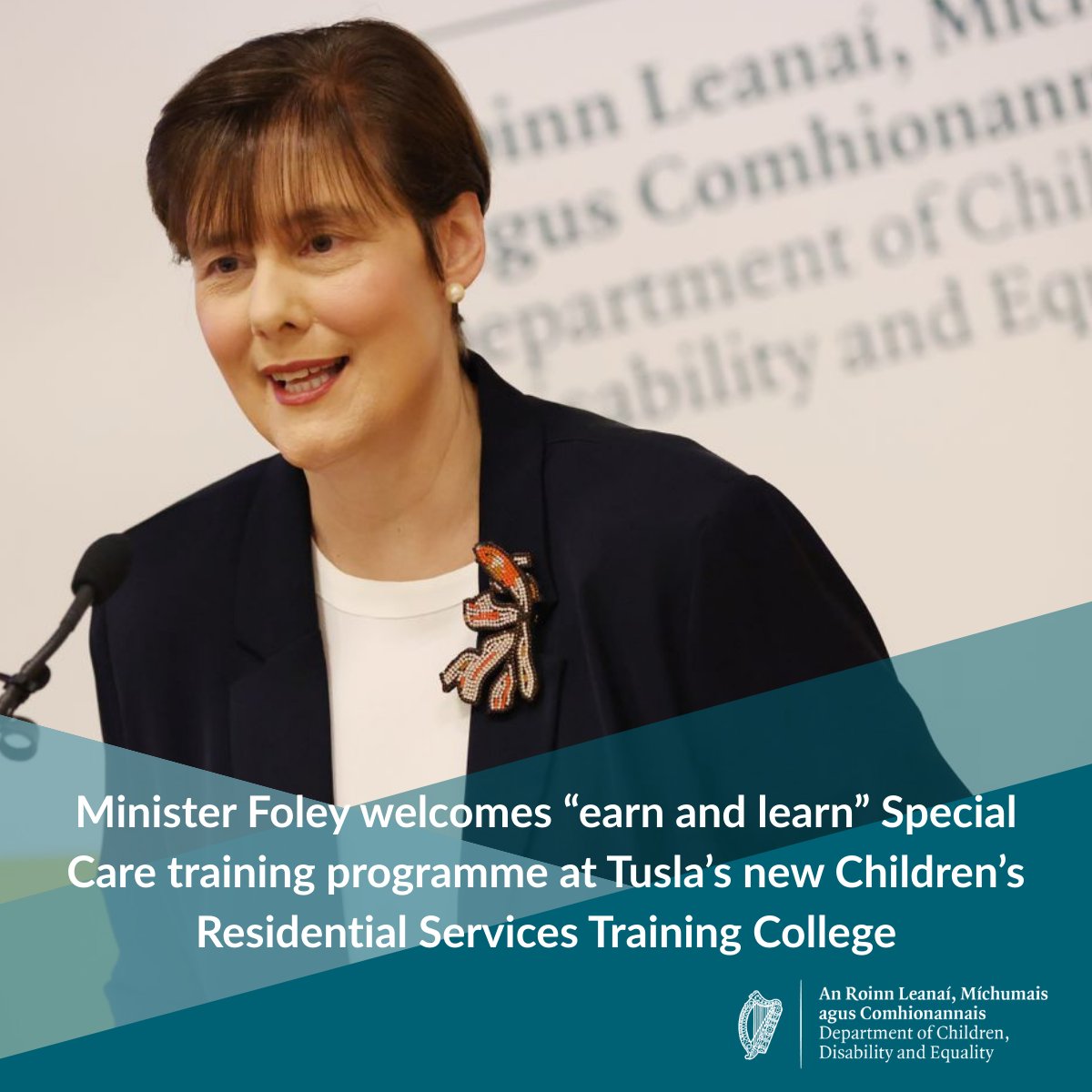 Department of Children, Disability and Equality tweet media