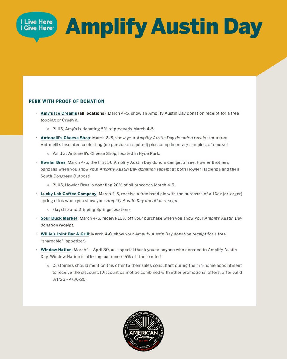 American Gateways tweet media