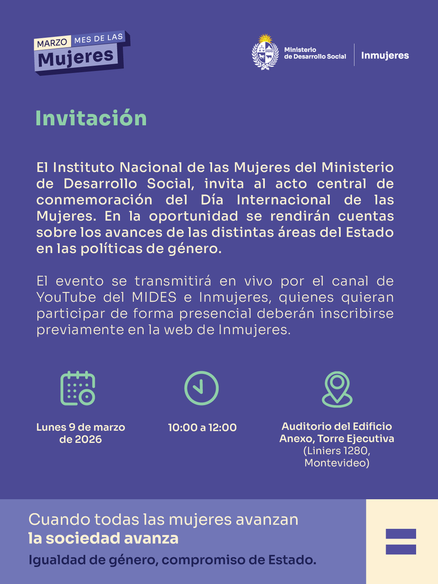 Inmujeres Uruguay tweet media