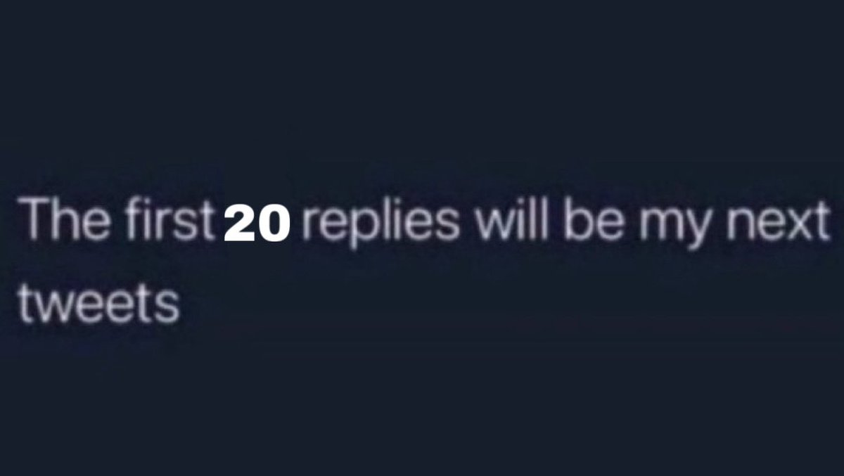 //I wanna do this again but this time I’m upping it to 20- still don’t be too weird please