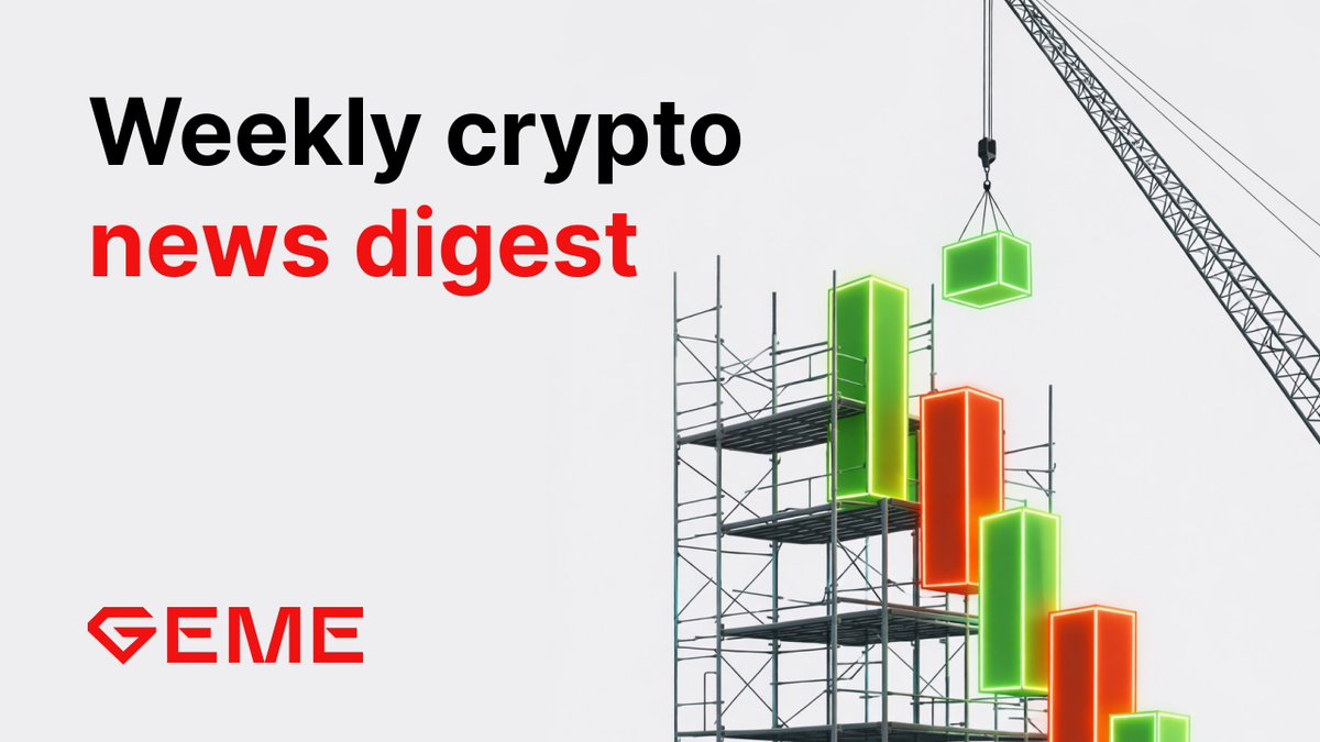 GemeWallet's tweet photo. 🗞 Weekly Crypto News Digest

📉 Market & Sentiment
— Bitcoin remained volatile: dipped below $65,000, rebounded above $70,000, then corrected again.
— Fear & Greed Index dropped to 5/100 - one of the lowest historical readings.
— Spot BTC ETFs saw over $315M in outflows.
— @Google searches for “How to buy Bitcoin” hit a 5-year high.

🪙 @ethereum  & ETFs
— $ETH moved with the broader market, briefly near $1,850 before recovery.
— Spot ETH ETFs recorded ~$80.46M in net inflows.
— New Ethereum Strawmap roadmap published.
— @VitalikButerin  proposed new transaction protection approaches.

💵 Stablecoins & Infrastructure
— @circle  ($USDC) reported:
• Q4 revenue: $770M (+77% YoY)
• Net income: $133M
• 2025 revenue: $2.7B (+64%)
• Annual transaction volume: $11.9T (+247%)

— @CryptoRank_io  : Base leads in stablecoin transaction volume among networks.

The market continues to operate in a high-volatility environment with noticeable capital flow shifts.

What caught your attention this week?