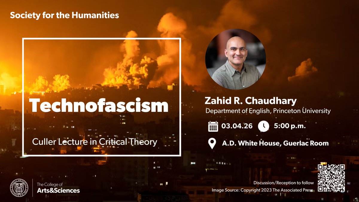 Cornell Society for the Humanities tweet media