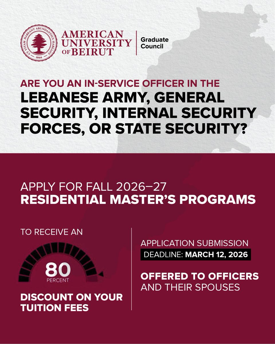 AUB Graduate Council tweet media